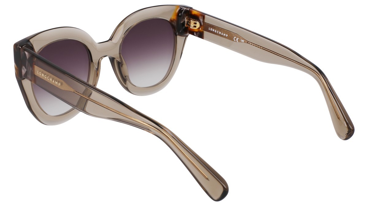 Occhiali da sole Longchamp LO750S N (311) colore olive/havana forma rotondo 