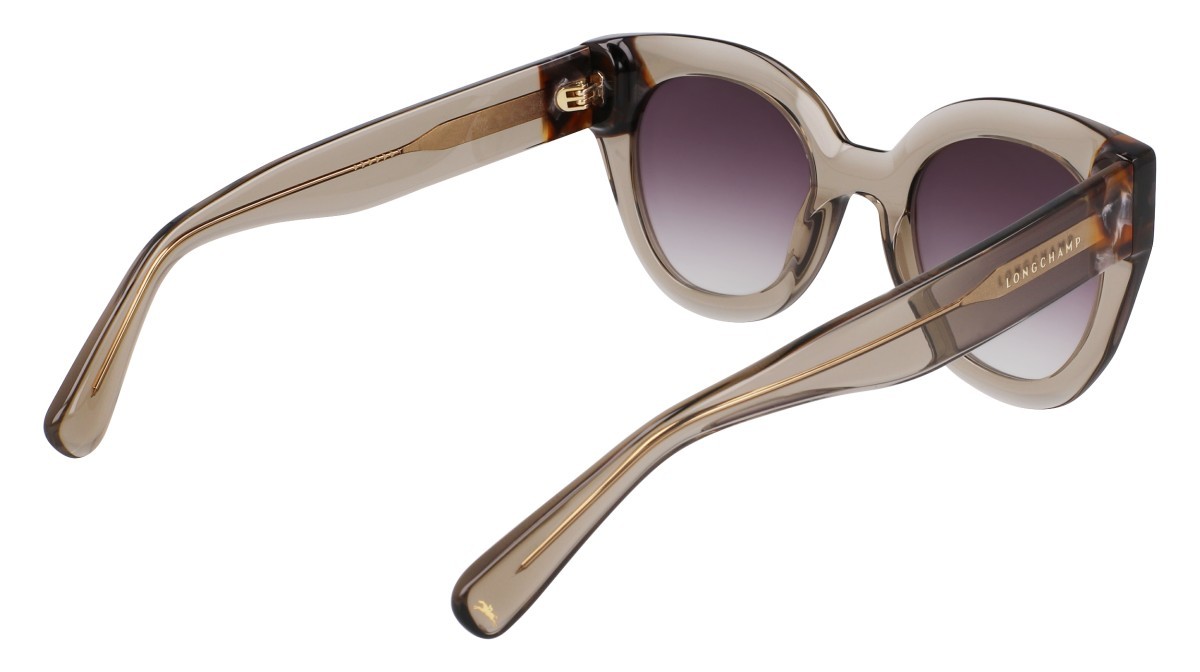 Occhiali da sole Longchamp LO750S N (311) colore olive/havana forma rotondo 