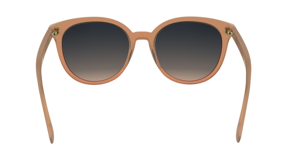 Occhiali da sole Longchamp LO752S (842) colore orange forma rotondo lenti gradient grey/orange
