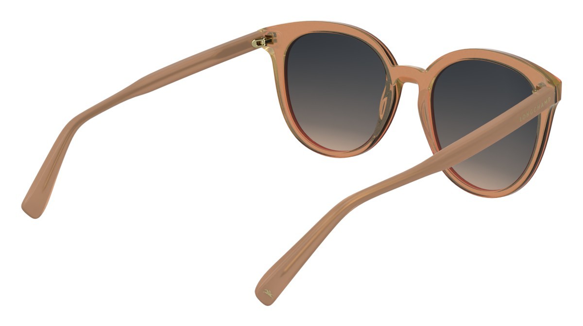 Occhiali da sole Longchamp LO752S (842) colore orange forma rotondo lenti gradient grey/orange