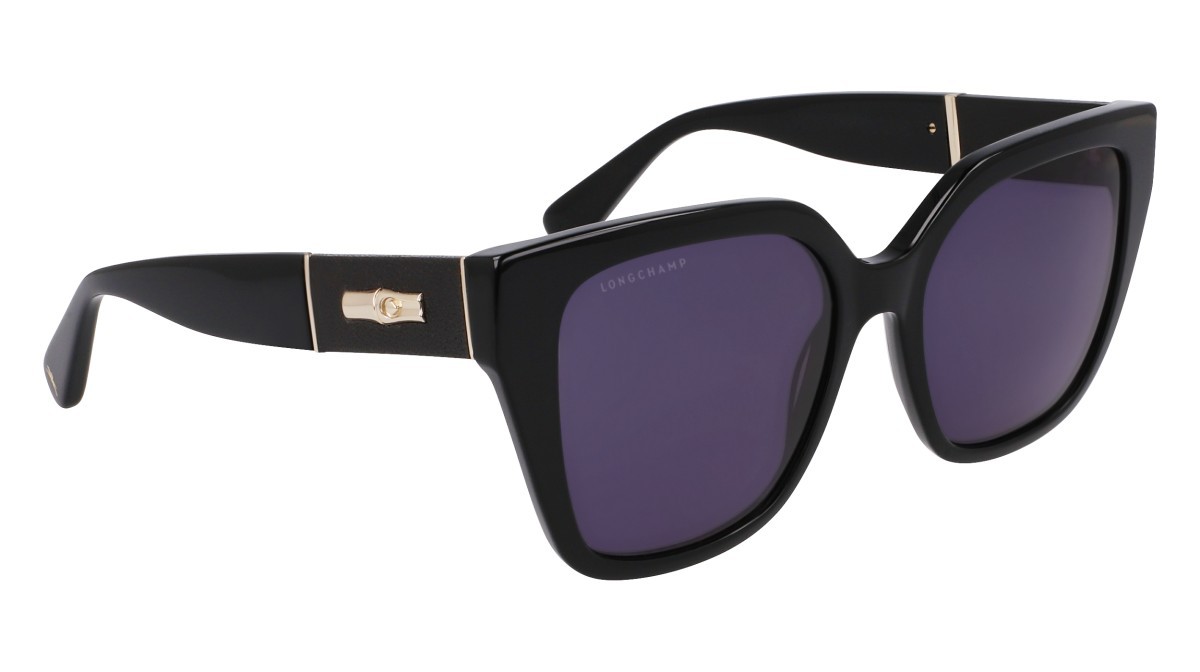 Sonnenbrillen Longchamp LO754SL (001) farbe black form schmetterling gläser solid black