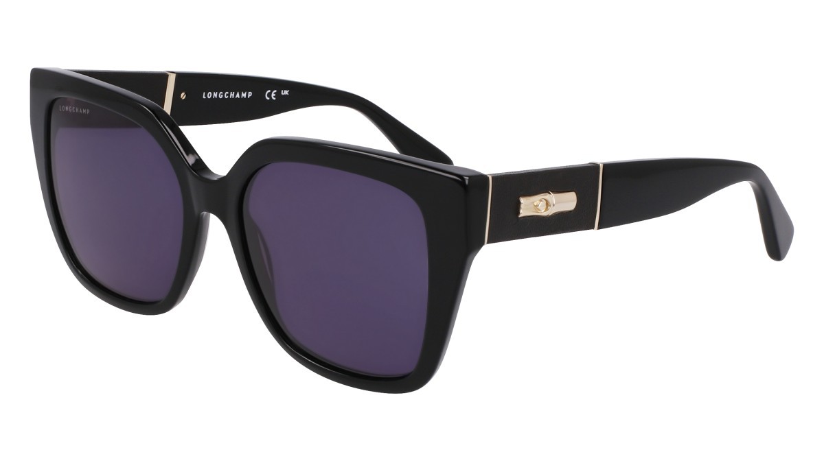 Occhiali da sole Longchamp LO754SL N (001) colore black forma farfalla 