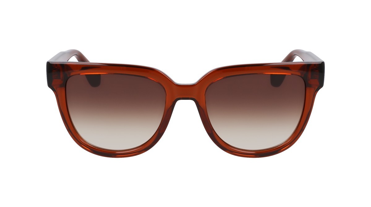 Sonnenbrillen Longchamp LO755S (830) farbe trasparent rust form rechteckig gläser gradient brown