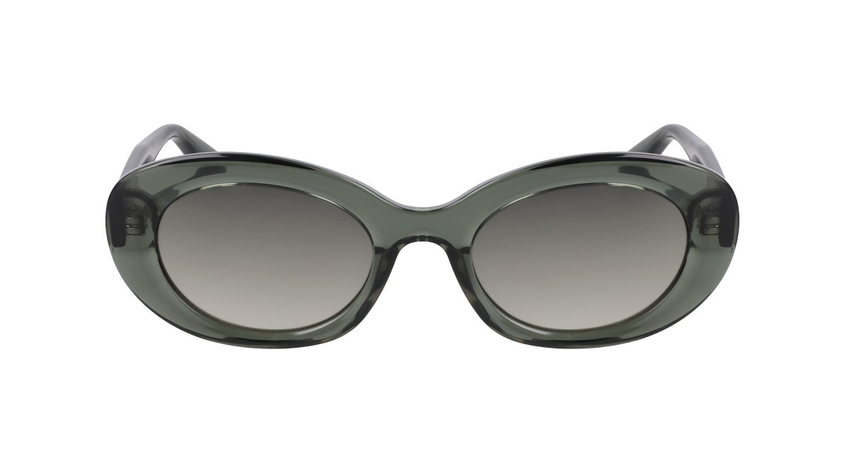 Sonnenbrillen Longchamp LO756S (300) farbe transparent green form oval gläser gradient khaki