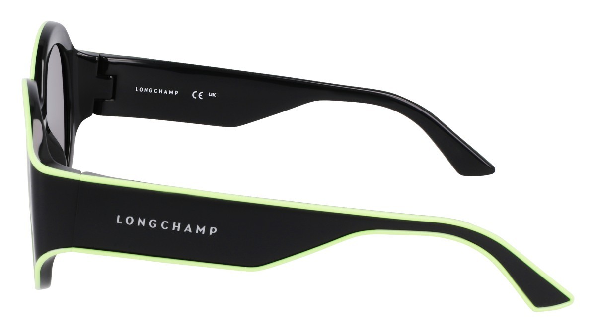Sonnenbrillen Longchamp LO758S (001) farbe black form oval gläser solid black