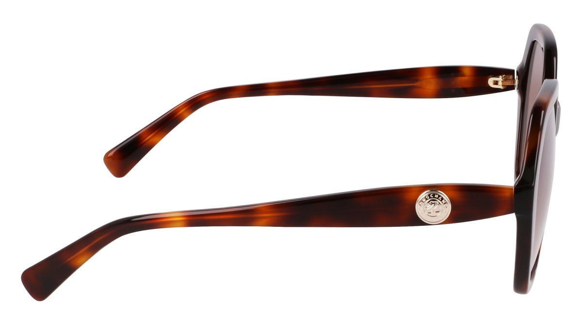 Occhiali da sole Longchamp LO759S (230) colore havana forma rettangolare lenti gradient brown