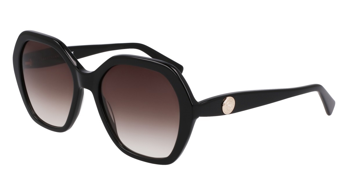 Occhiali da sole Longchamp LO759S N (001) colore black forma rettangolare 