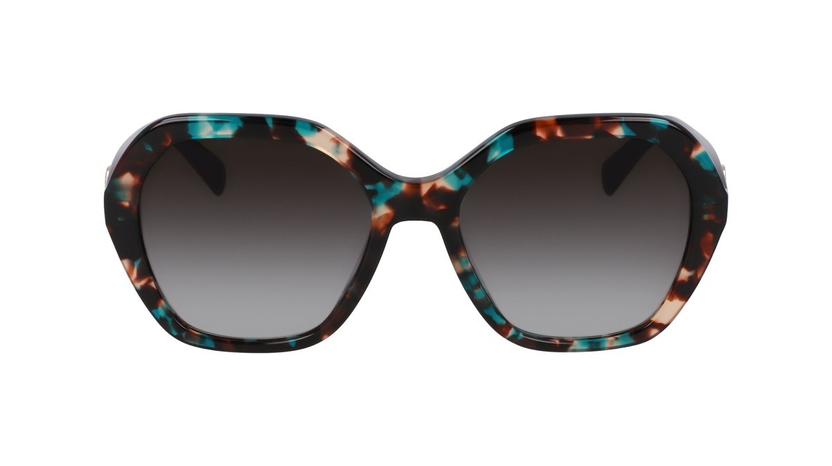Occhiali da sole Longchamp LO759S N (309) colore green havana/green forma rettangolare 