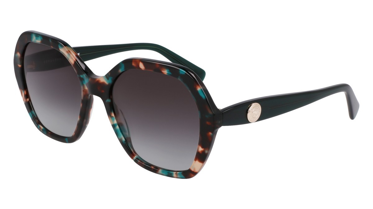 Occhiali da sole Longchamp LO759S N (309) colore green havana/green forma rettangolare 