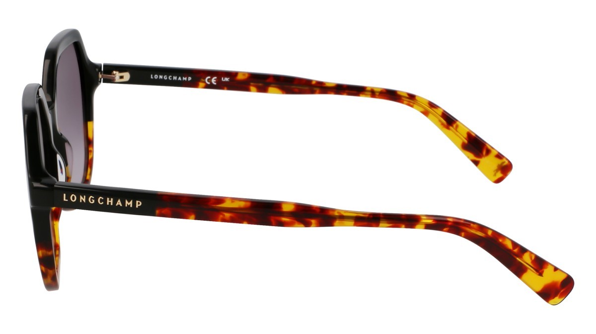 Occhiali da sole Longchamp LO760S N (011) colore black/havana forma rettangolare 