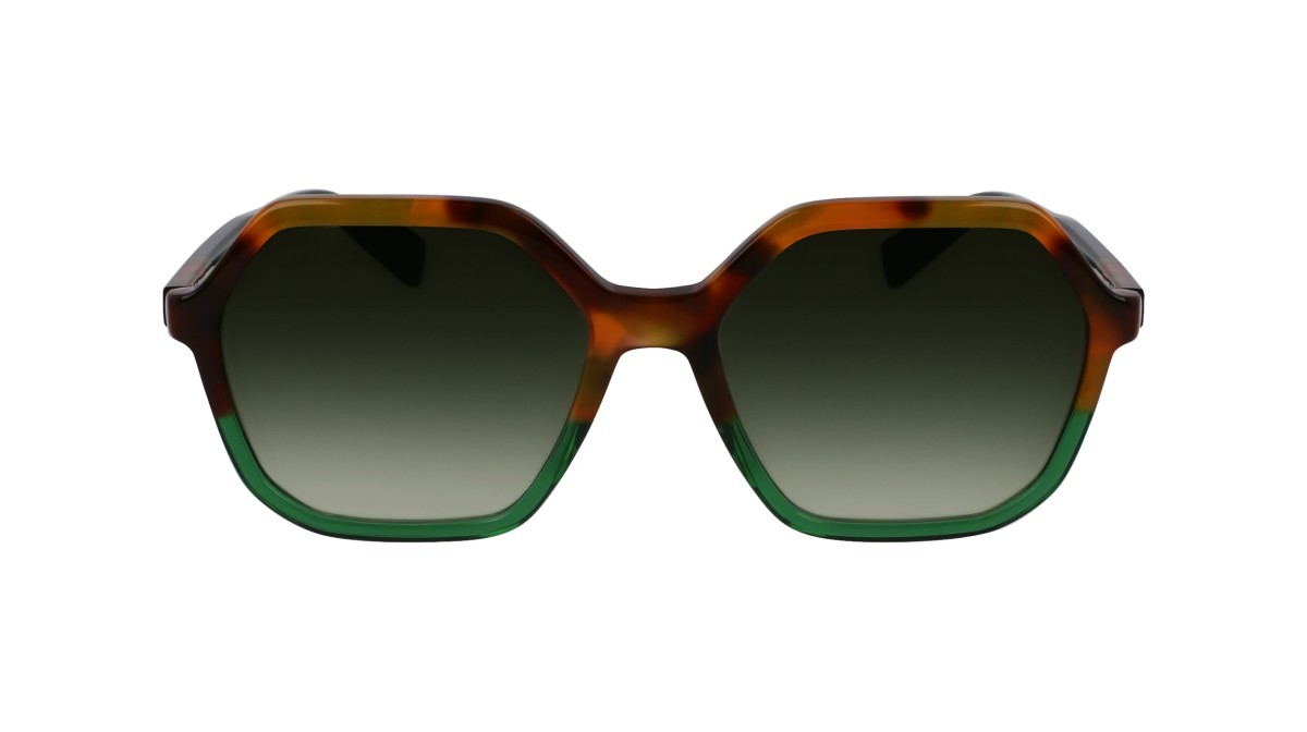 Sunglasses Longchamp LO760S N (263) color brown green havana/green shape rectangle 