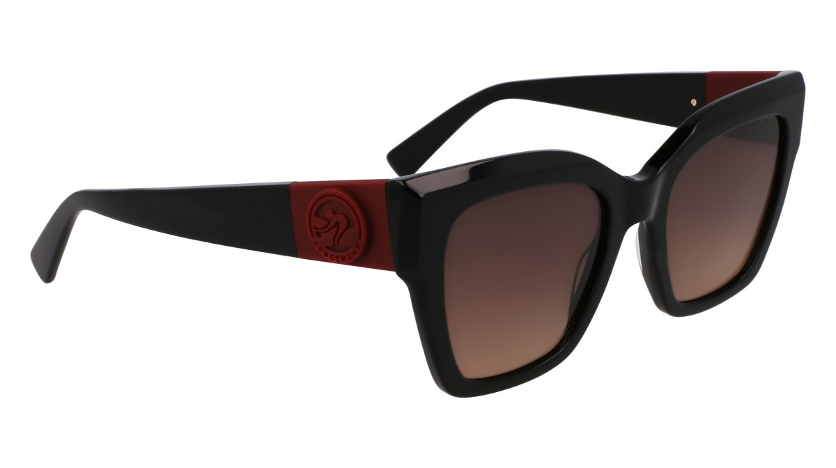 Occhiali da sole Longchamp LO762S N (001) colore black forma rettangolare 
