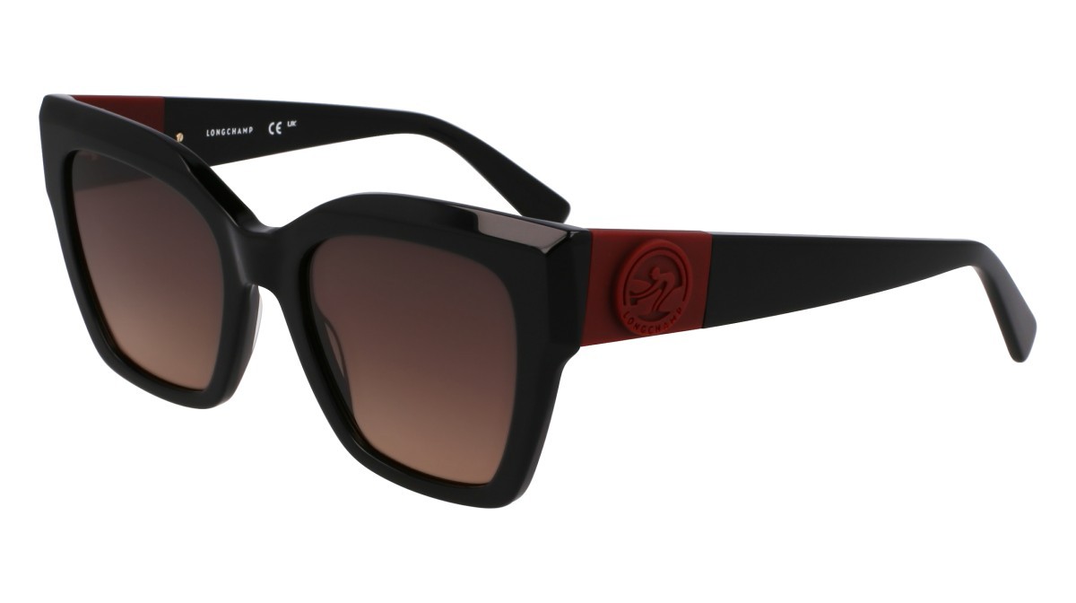 Occhiali da sole Longchamp LO762S N (001) colore black forma rettangolare 