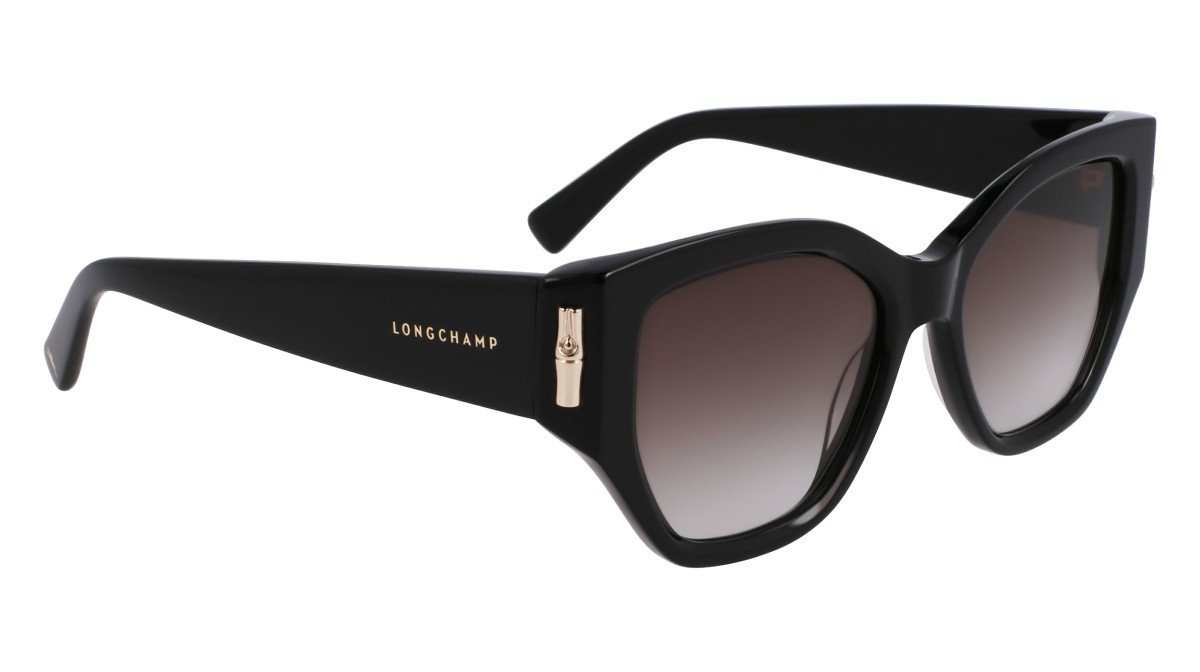 Occhiali da sole Longchamp LO764S N (001) colore black forma farfalla 