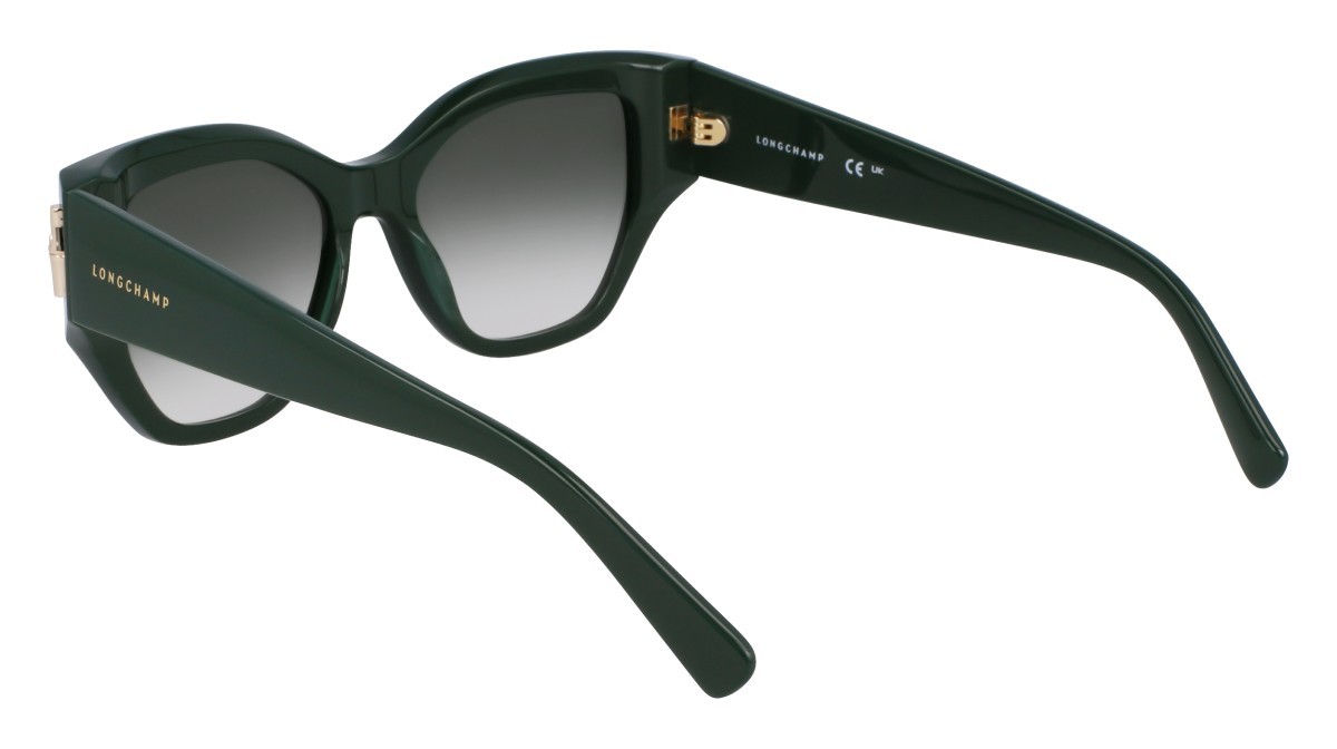 Sunglasses Longchamp LO764S N (303) color green shape butterfly 