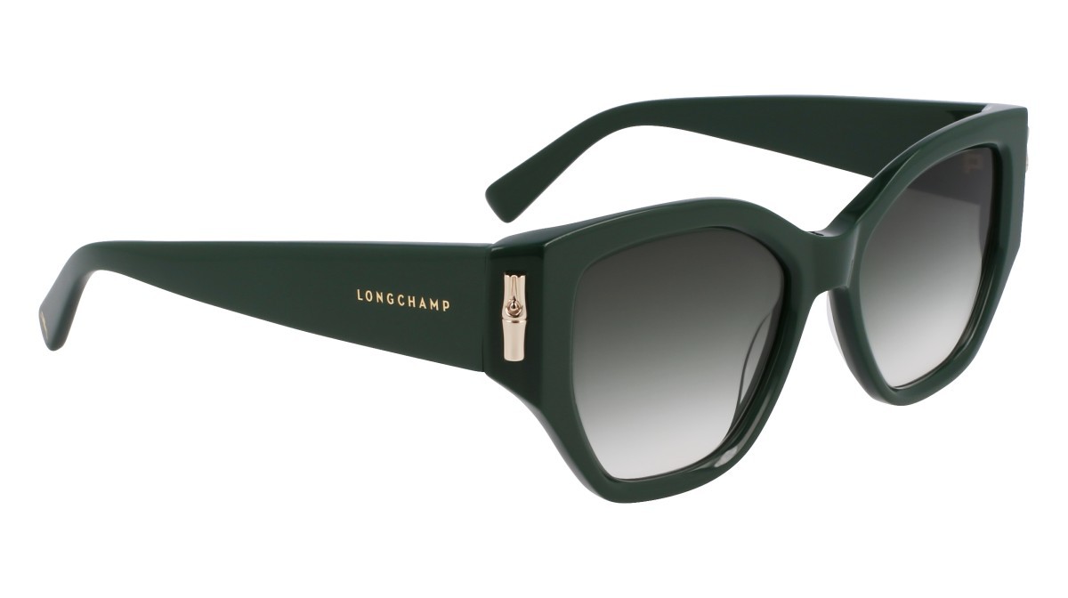 Sunglasses Longchamp LO764S N (303) color green shape butterfly 