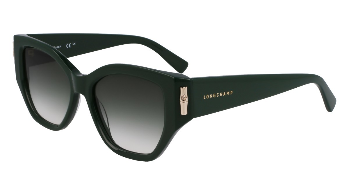Sunglasses Longchamp LO764S N (303) color green shape butterfly 