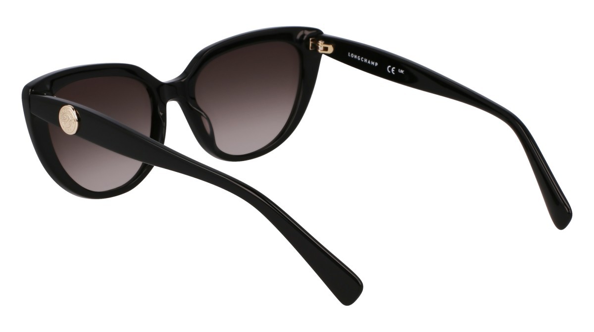 Occhiali da sole Longchamp LO766S N (001) colore black forma cat eye 