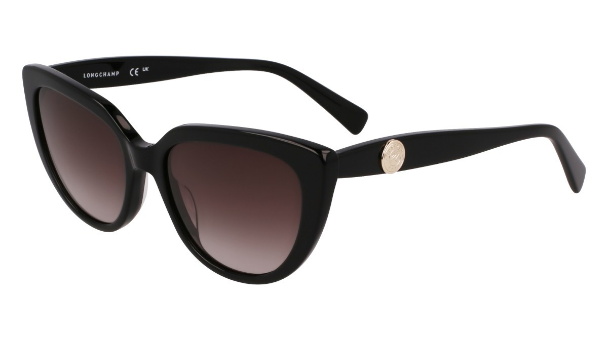 Occhiali da sole Longchamp LO766S N (001) colore black forma cat eye 