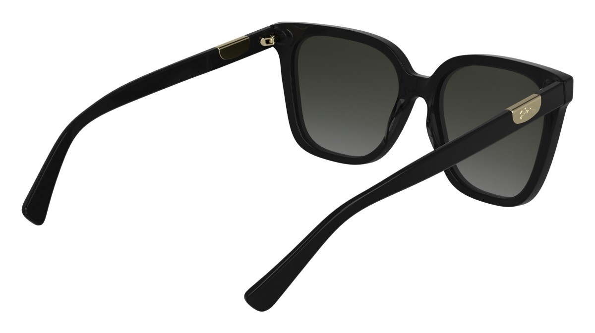 Sunglasses Longchamp LO772S (001) color black shape butterfly lenses gradient grey