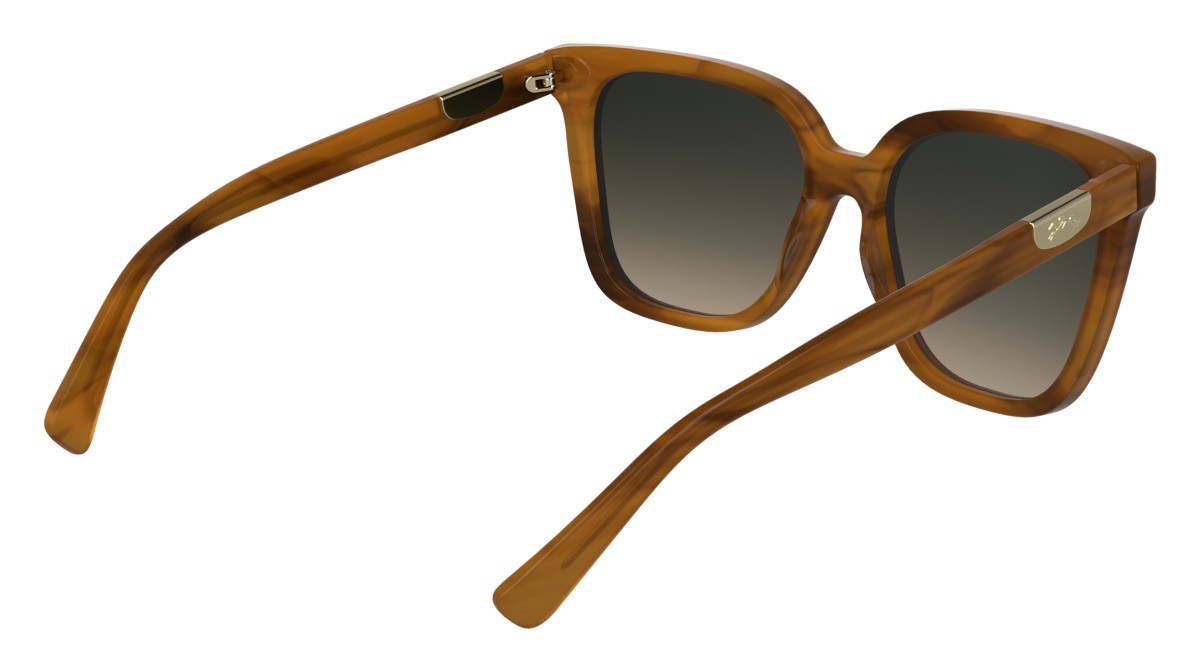 Sunglasses Longchamp LO772S N (211) color striped brown shape butterfly 