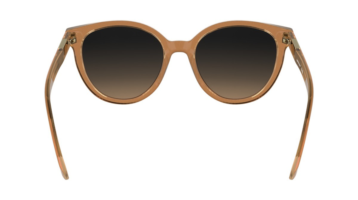 Occhiali da sole Longchamp LO773S (845) colore glitter orange forma rotondo lenti gradient grey orange