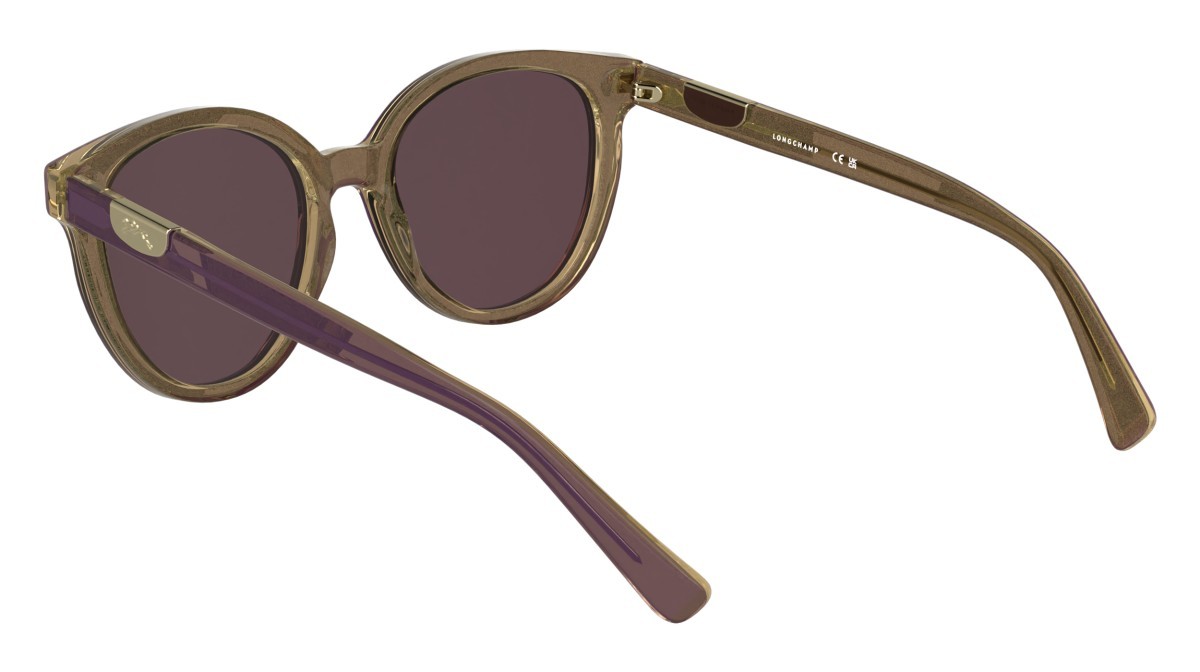 Occhiali da sole Longchamp LO773S N (506) colore glitter purple forma rotondo 