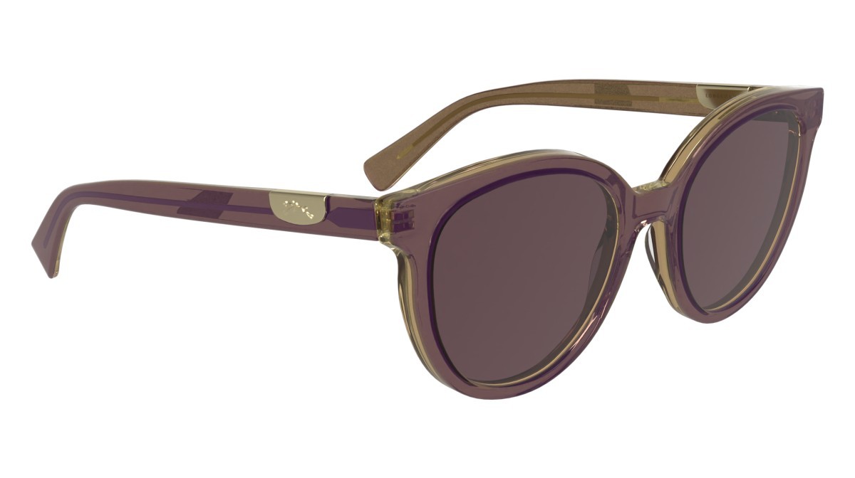 Occhiali da sole Longchamp LO773S N (506) colore glitter purple forma rotondo 
