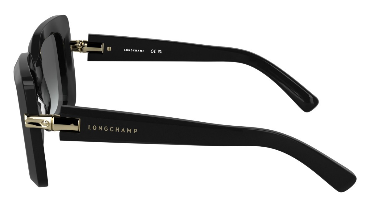 Sunglasses Longchamp LO776S N (001) color black shape rectangle 
