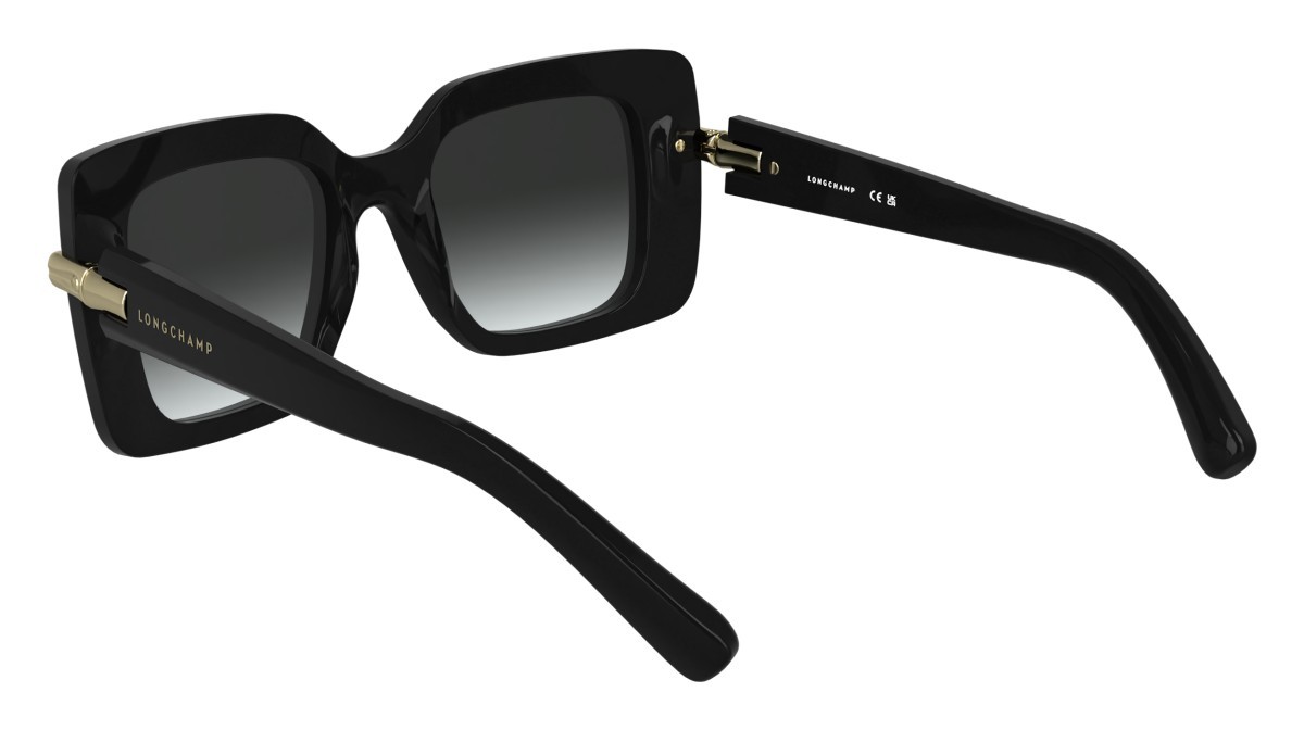 Sunglasses Longchamp LO776S N (001) color black shape rectangle 