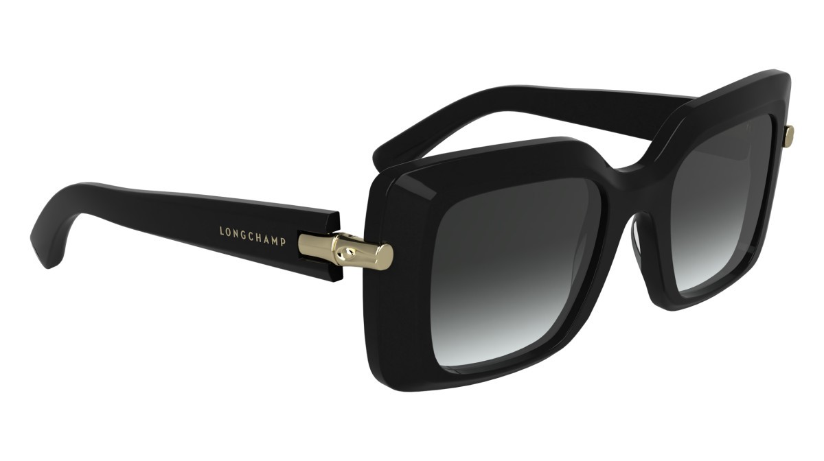 Sunglasses Longchamp LO776S N (001) color black shape rectangle 