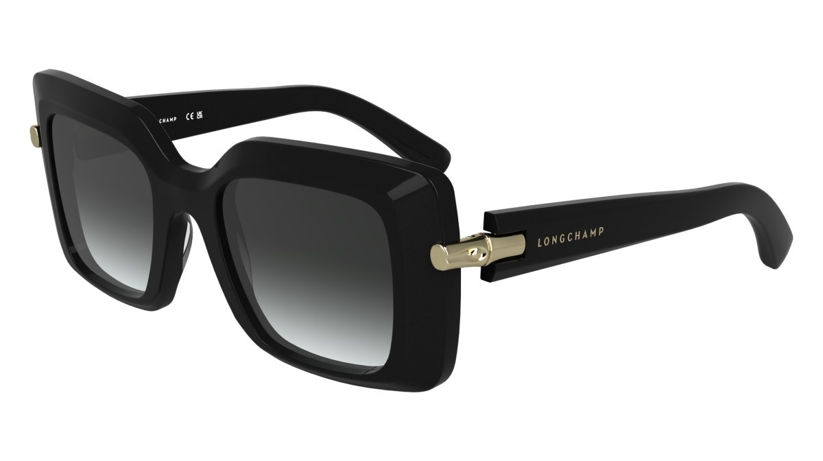 Sunglasses Longchamp LO776S N (001) color black shape rectangle 