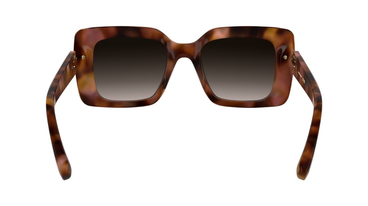 Sunglasses Longchamp LO776S N (690) color rose havana shape rectangle 