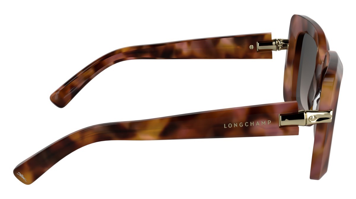 Sunglasses Longchamp LO776S N (690) color rose havana shape rectangle 