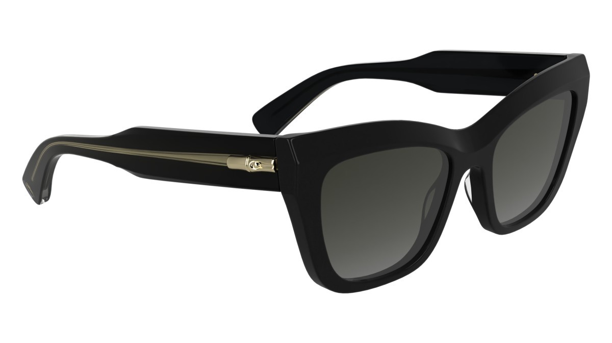 Occhiali da sole Longchamp LO777S (001) colore black forma cat eye lenti gradient grey