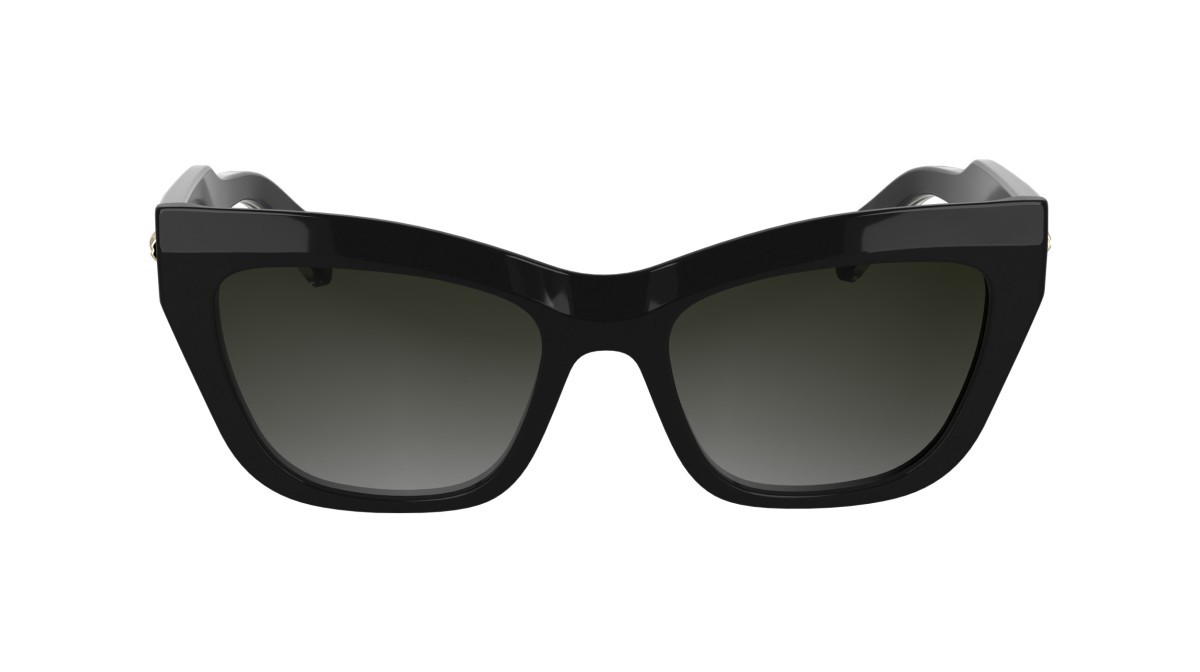 Occhiali da sole Longchamp LO777S (001) colore black forma cat eye lenti gradient grey