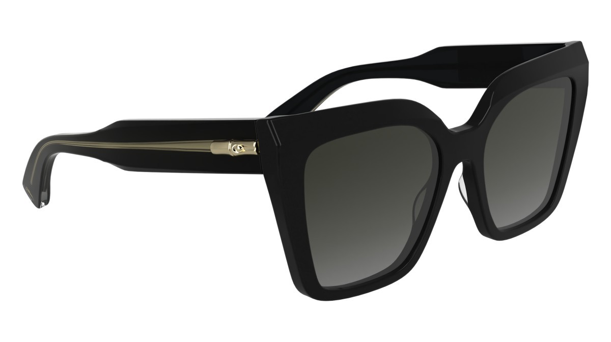 Occhiali da sole Longchamp LO778S (001) colore black forma farfalla lenti gradient grey