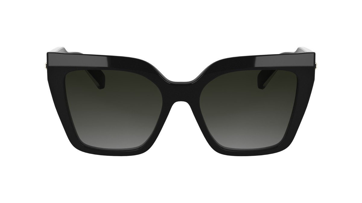 Occhiali da sole Longchamp LO778S (001) colore black forma farfalla lenti gradient grey