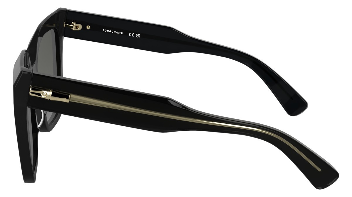 Occhiali da sole Longchamp LO778S N (001) colore black forma farfalla 