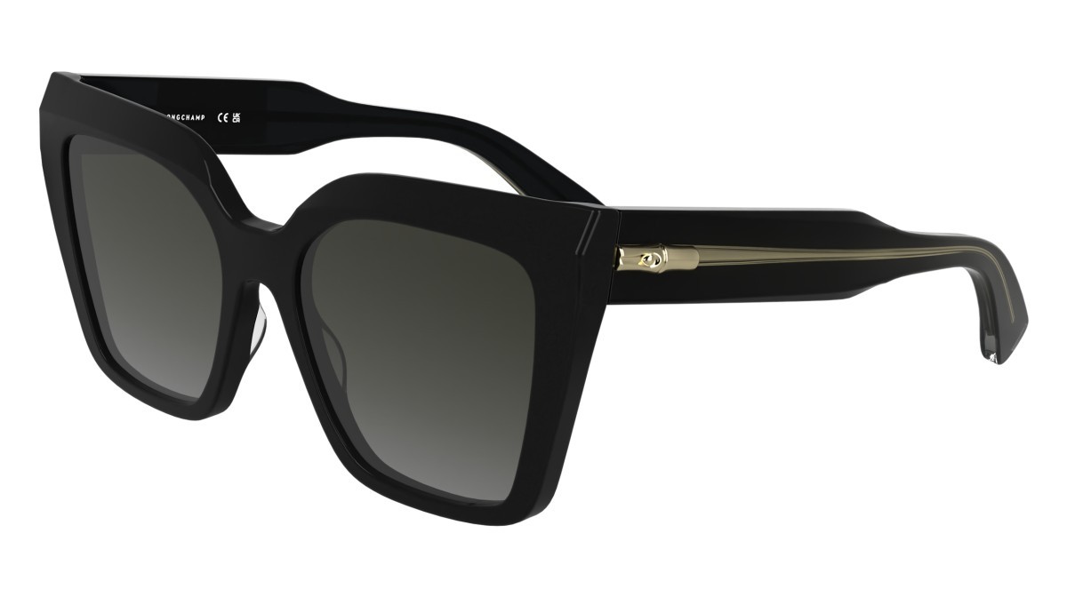 Occhiali da sole Longchamp LO778S N (001) colore black forma farfalla 