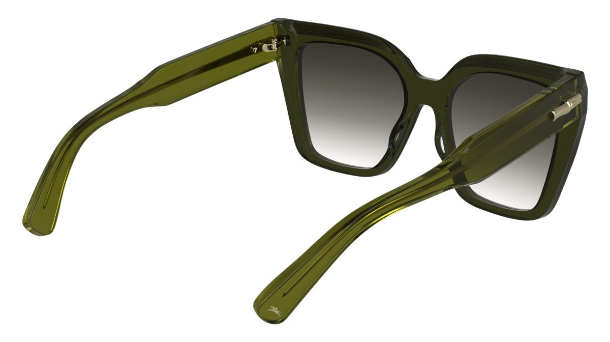 Sunglasses Longchamp LO778S N (300) color transparent green shape butterfly 