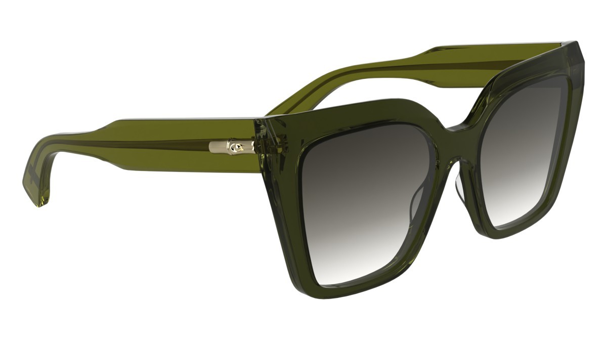 Sunglasses Longchamp LO778S N (300) color transparent green shape butterfly 