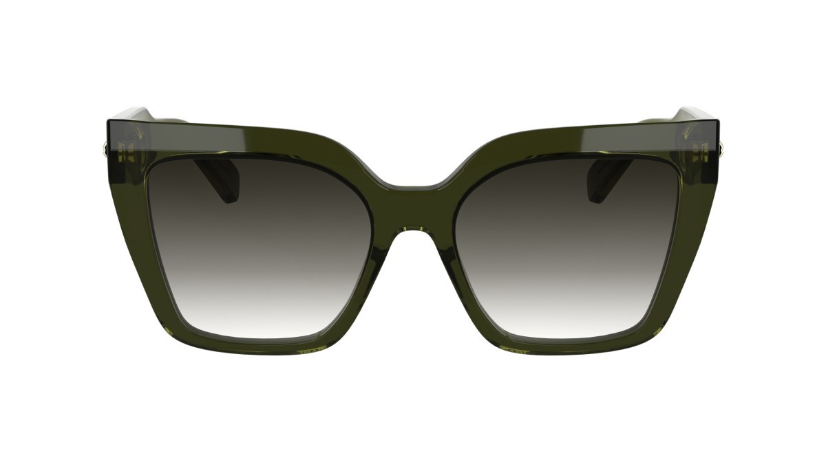 Sunglasses Longchamp LO778S N (300) color transparent green shape butterfly 