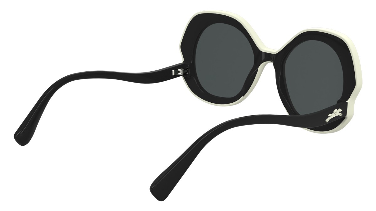 Occhiali da sole Longchamp LO780S (038) colore dark grey forma ovale lenti solid grey