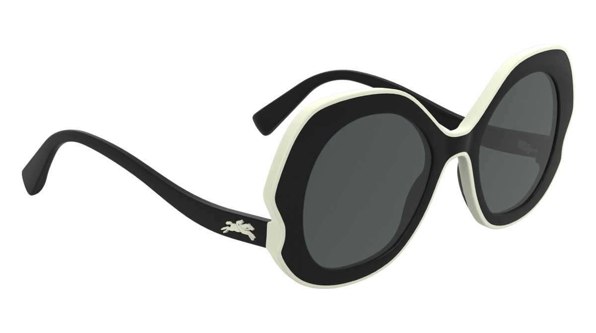 Occhiali da sole Longchamp LO780S (038) colore dark grey forma ovale lenti solid grey