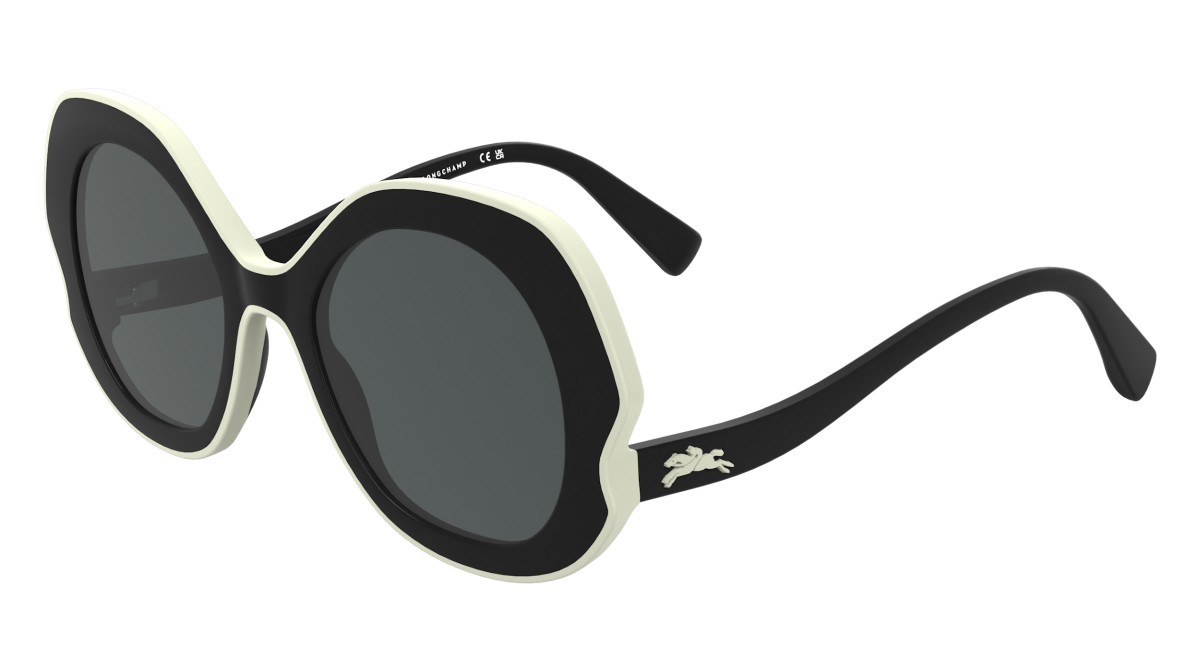 Occhiali da sole Longchamp LO780S (038) colore dark grey forma ovale lenti solid grey