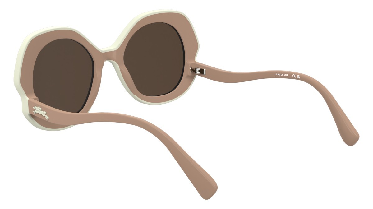 Occhiali da sole Longchamp LO780S (272) colore nude forma ovale lenti brown