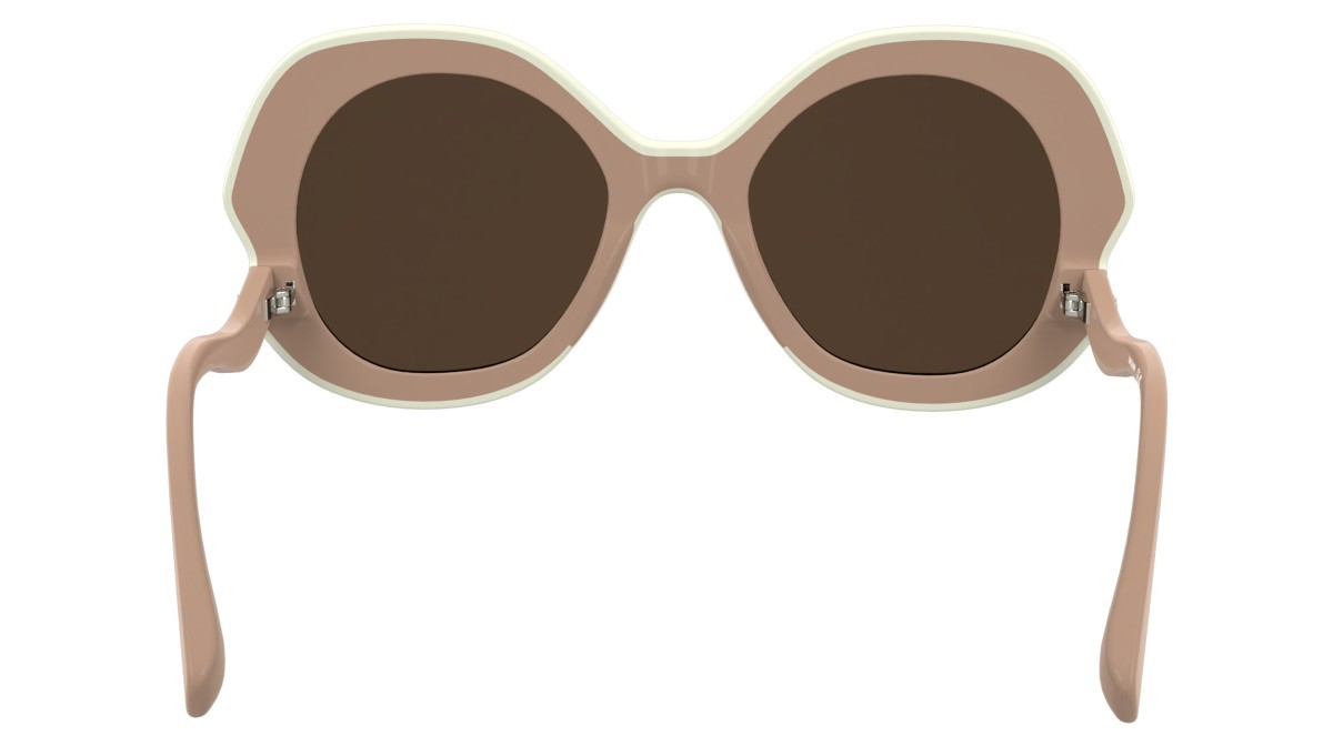 Occhiali da sole Longchamp LO780S (272) colore nude forma ovale lenti brown
