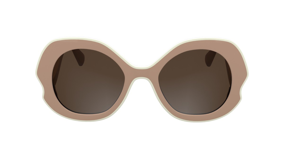 Occhiali da sole Longchamp LO780S (272) colore nude forma ovale lenti brown