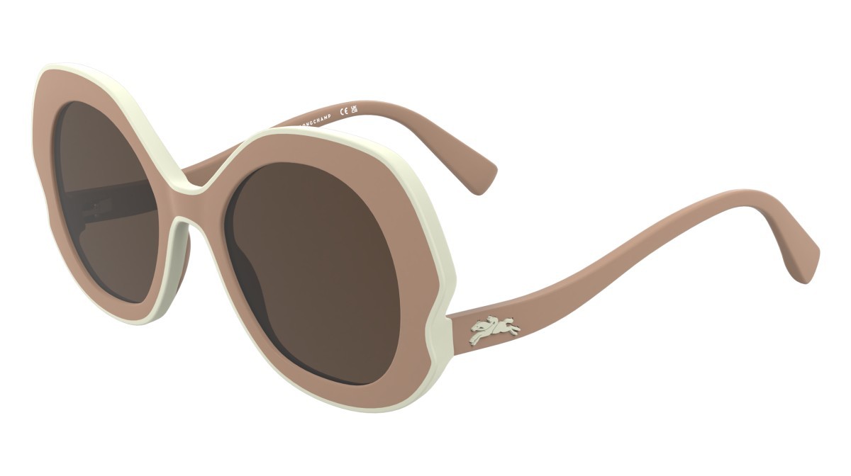 Occhiali da sole Longchamp LO780S (272) colore nude forma ovale lenti brown